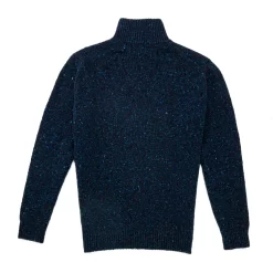 Malvern Quarter Zip In Marine -Clothing Shop wr knitwear sweaters 2275