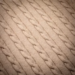 Cashmere Cannock Cable In Light Clay -Clothing Shop wr knitwear sweaters 2403