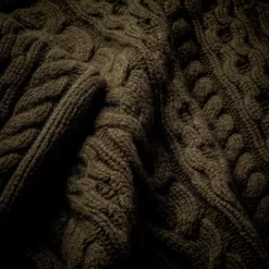 Galloway Cable Crewneck In Military 10 Galloway Cable Crewneck In Military -Clothing Shop wr knitwear sweaters 2498