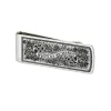 Silver Money Clip With Traditional Scroll Engraving