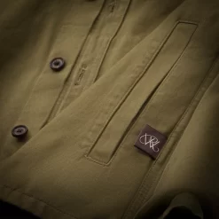 Ripstop Huntsman Overshirt In Military Green -Clothing Shop wr ripstop huntsman overshirt in military green 4773edit 23 08 07