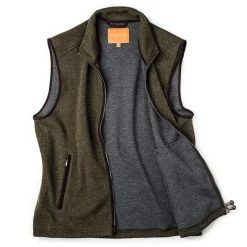 Lyell Fleece Gilet In Moss -Clothing Shop wrclothingss21 39 of 51